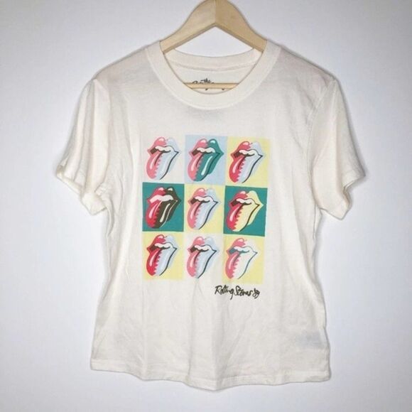the Rolling Stones Tops - THE ROLLING STONES Graphic Short Sleeve Tee 